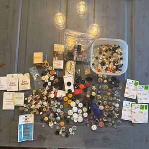 Antique and Vintage Sewing And‎ Button Lot HUGE